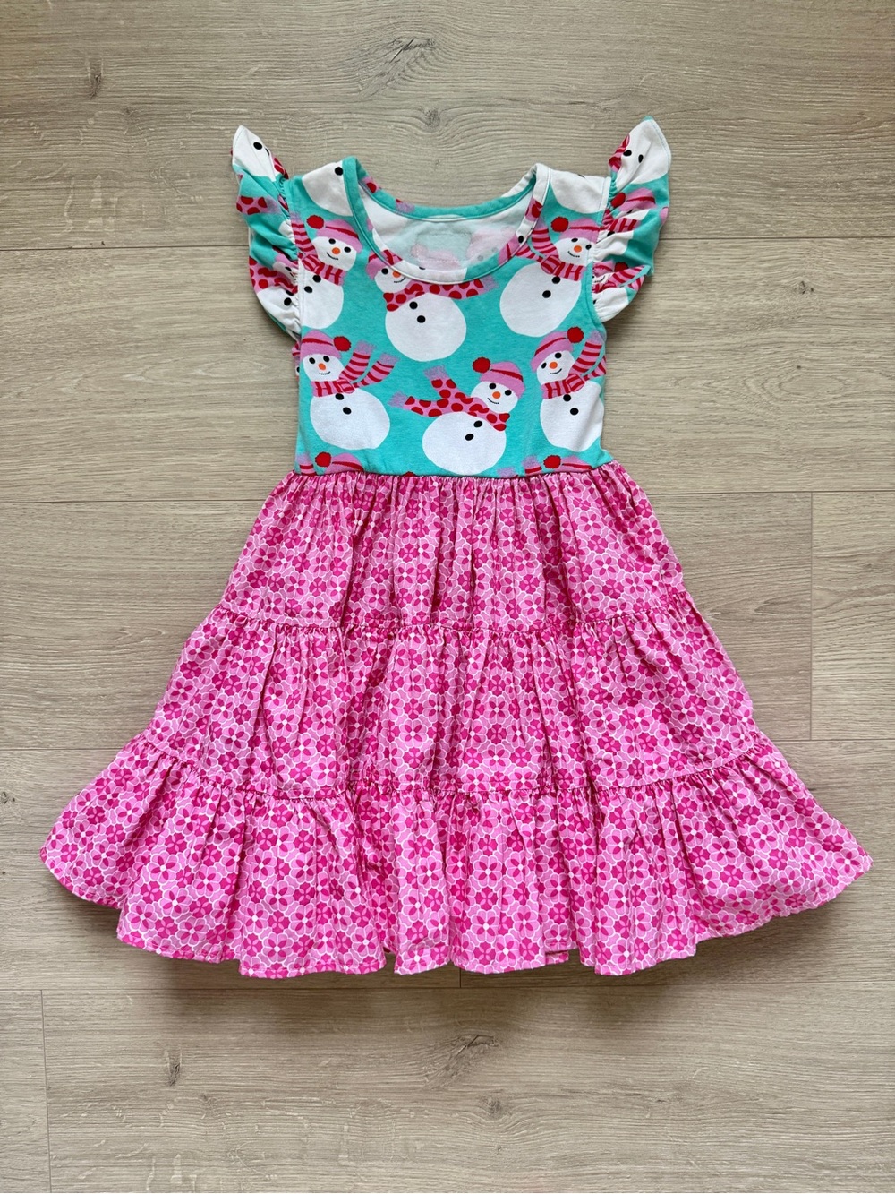 Eleanor Rose Snowman Dress